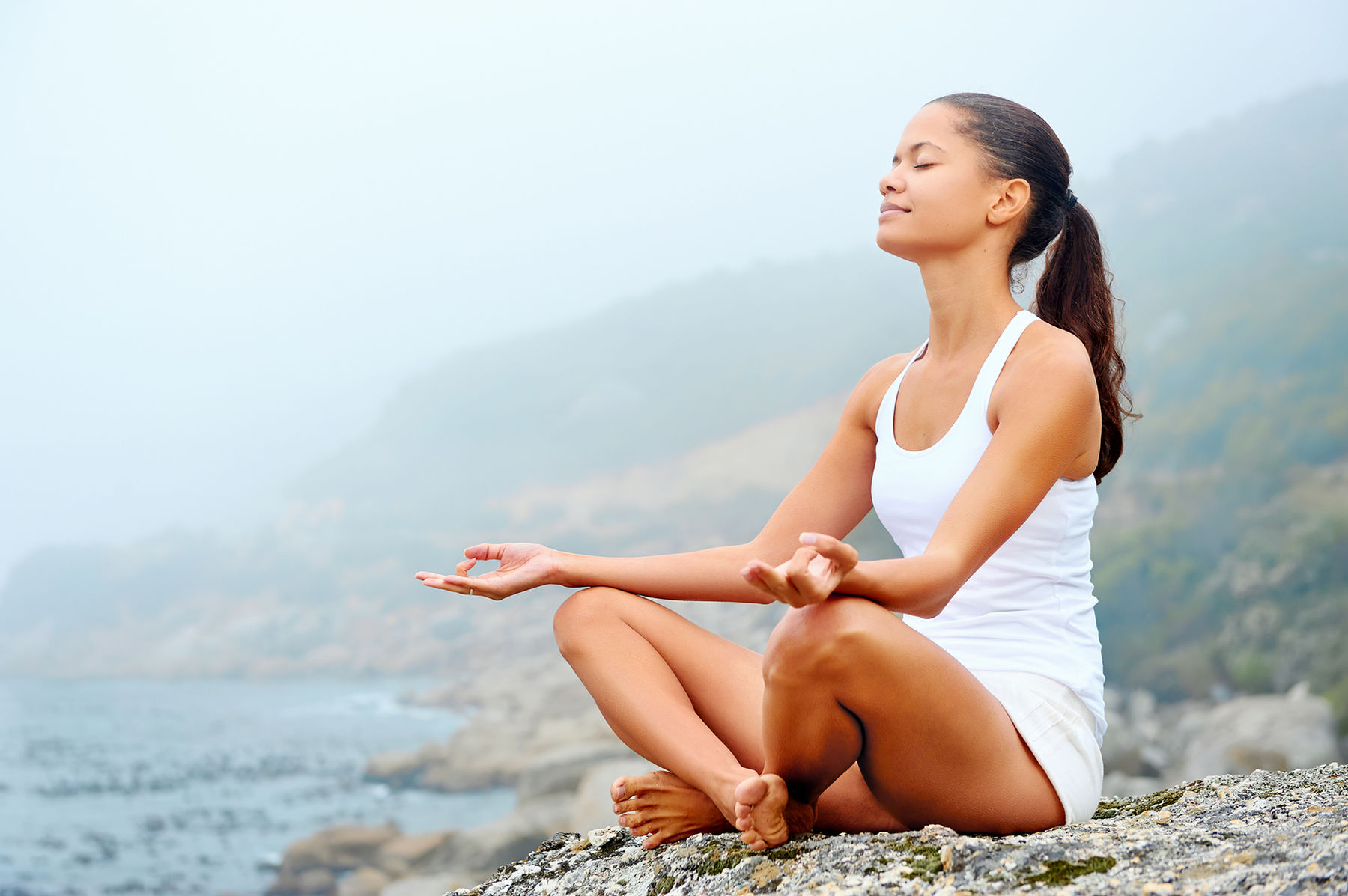 Méditation face à la mer